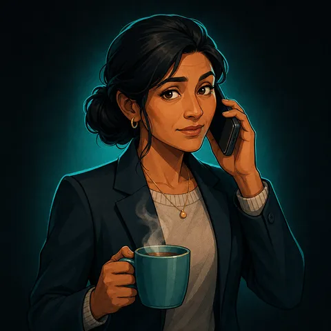 Illustration of Priya, The Performance Review